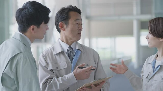 工場での仕事