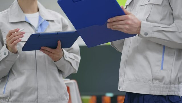 工場での仕事