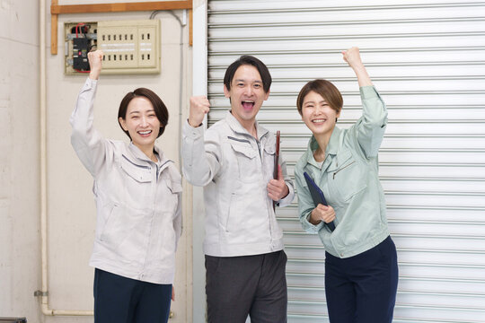 工場での仕事