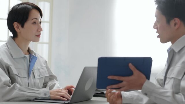 工場での仕事
