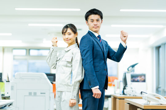 工場での仕事